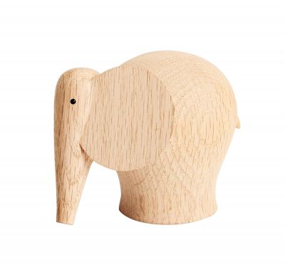 Nunu elephant Holzelefant klein Woud EINZELSTÜCK